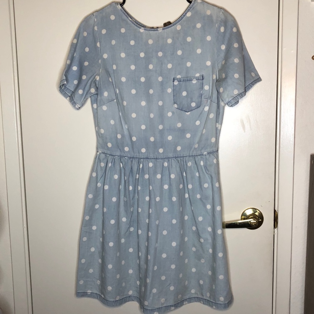 Denim Co. Est 1969 Polka-Dot Dress | 8